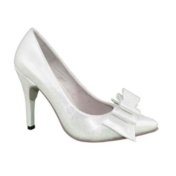 ZAPATOS BLANCOS PUNTA PICO