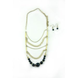 COLLAR PERLAS NEGRAS