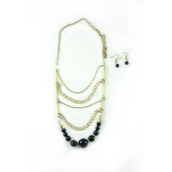 COLLAR PERLAS NEGRAS