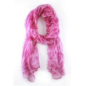 PASHMINA ROSA ANIMAL PRINT