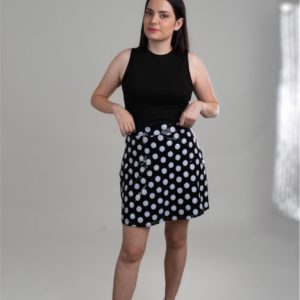 falda lentejuelas corta