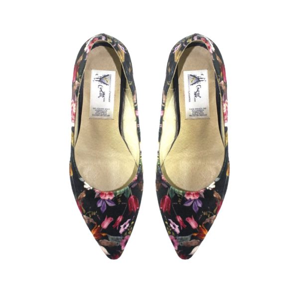 ZAPATOS PUNTA PICO FLORES