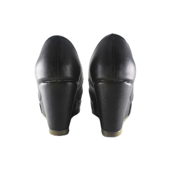 ZAPATOS TACÓN CORRIDO NEGROS